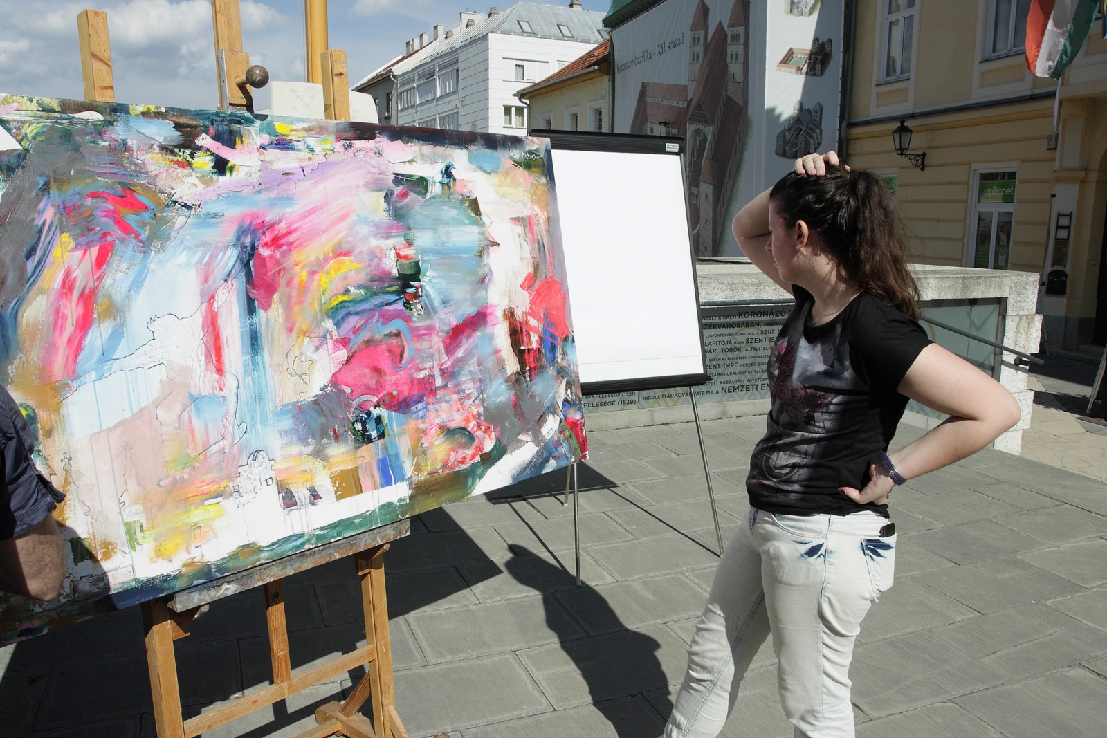 Erasmus+ - utcai művészettel népszerűsítették a programot